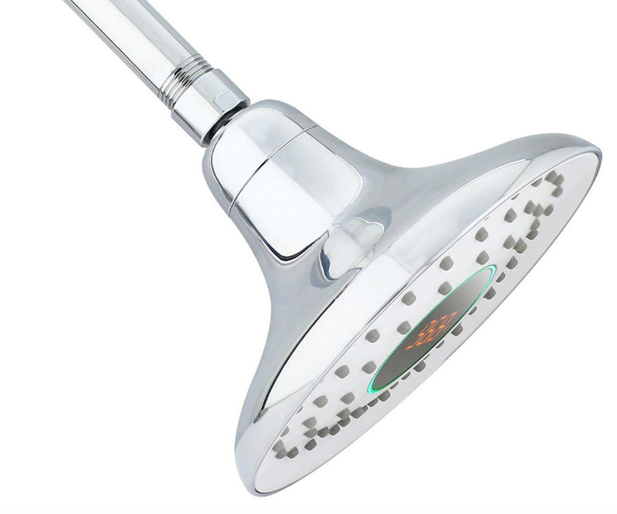 Shower Head with Water Usage