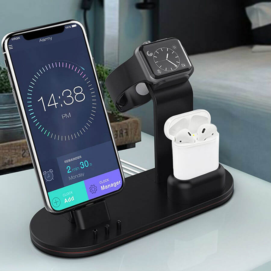 Apple Watch AirPods iPhone Stand Charging Docks