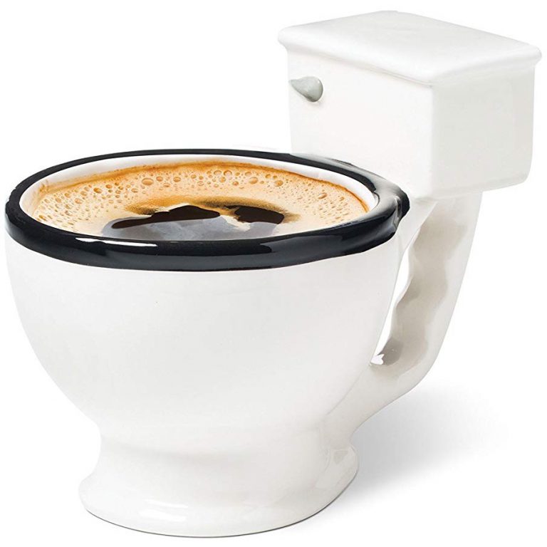 Ceramic Coffee Cup with Funny Toilet Mug Look Viral Gads