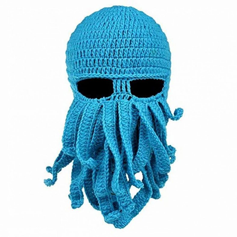 VBIGER Octupus Beard Beanie Hat