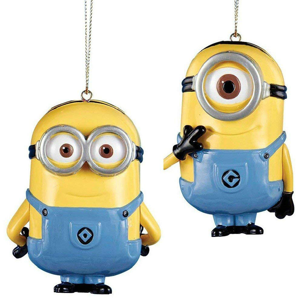 Cute Despicable Me Dave And Carl Minion Christmas Ornament Make Trees Adorable!