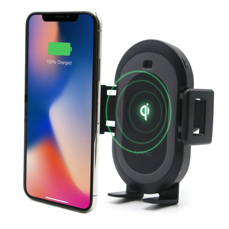 Bolt Smart Automatic Car Mount & Qi Fast Wireless Car Charger by