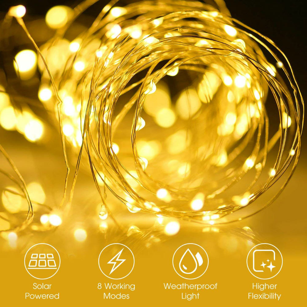 Luminous Mpow Solar string light to make your space dreamy and glowing.