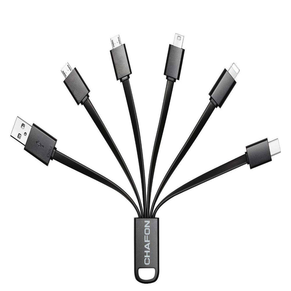 Charge Multiple Devices On The Go With 6 in 1 Multi Cord Device Of 2A