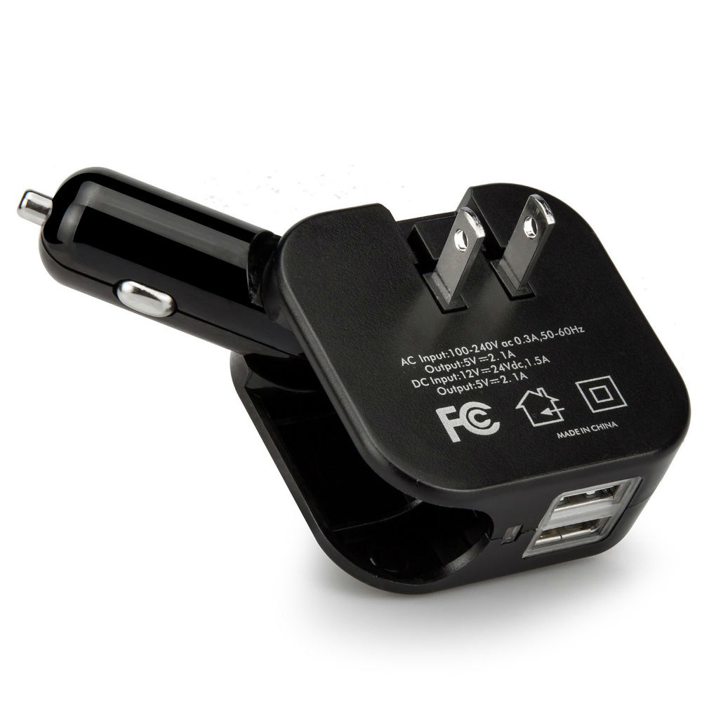Juice Up Your Mobile Phone With This Powerful Dual USB Travel Charger.