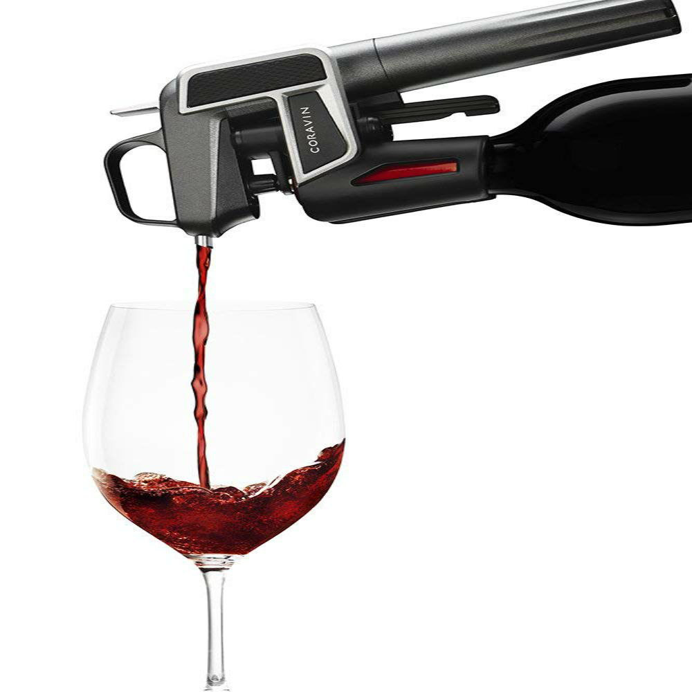 Now pour Any Wine In Your Glass And Corovin Wine Preservation System Will Seal The Bottle