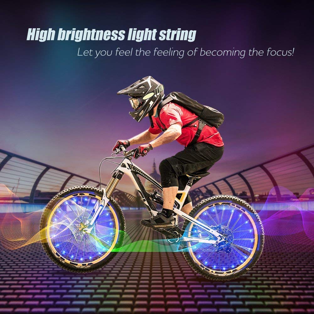 Ride Safely At Night In Style With This Classy Bike Wheel Light