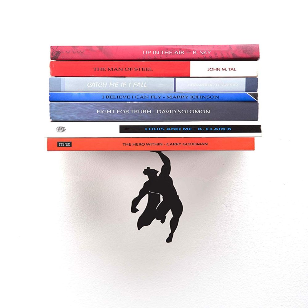 An Unusual Superhero Bookshelf To Display Your Exquisite Book Collection