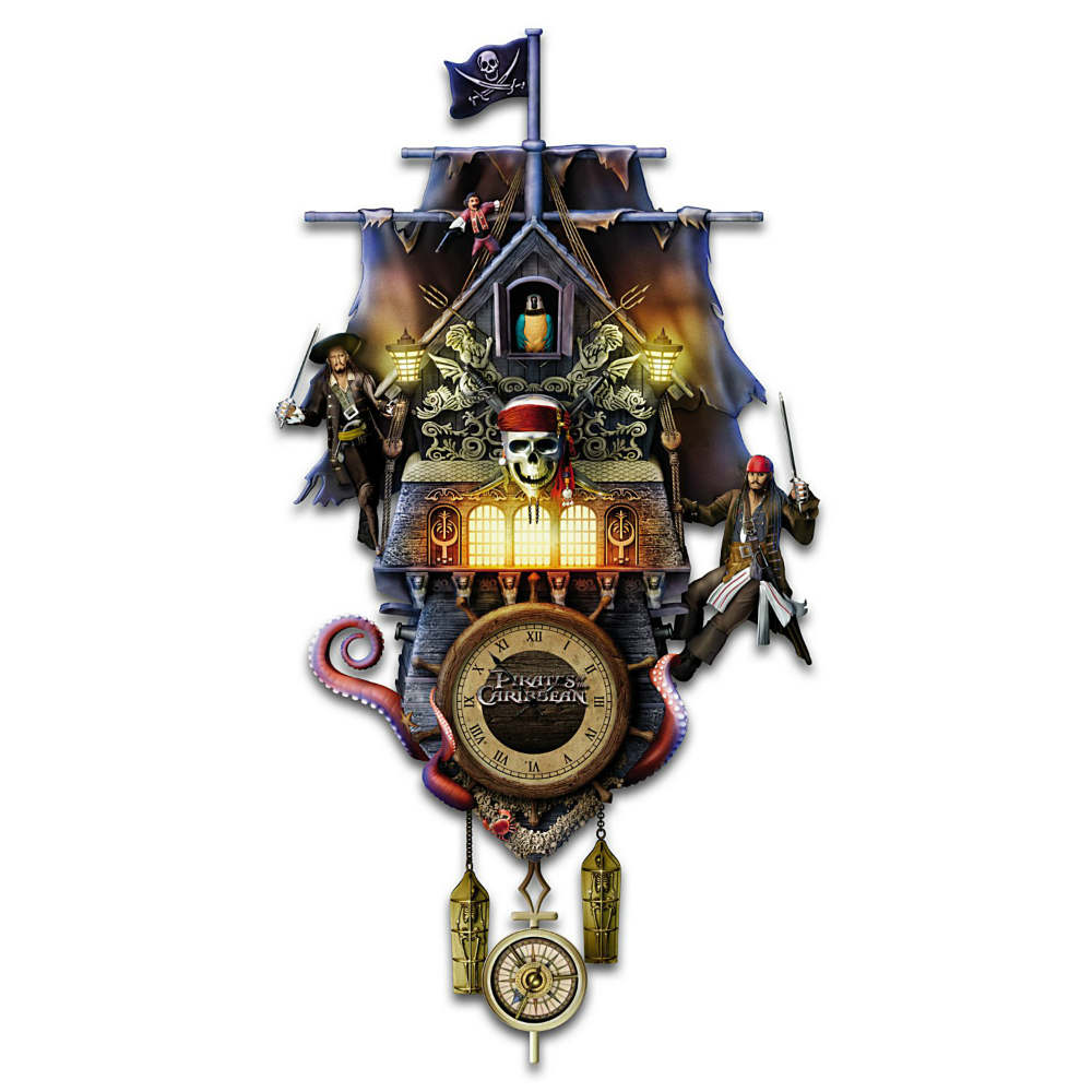 A Wonderful Pirates Of The Carribean Inspired Cuckoo Clock