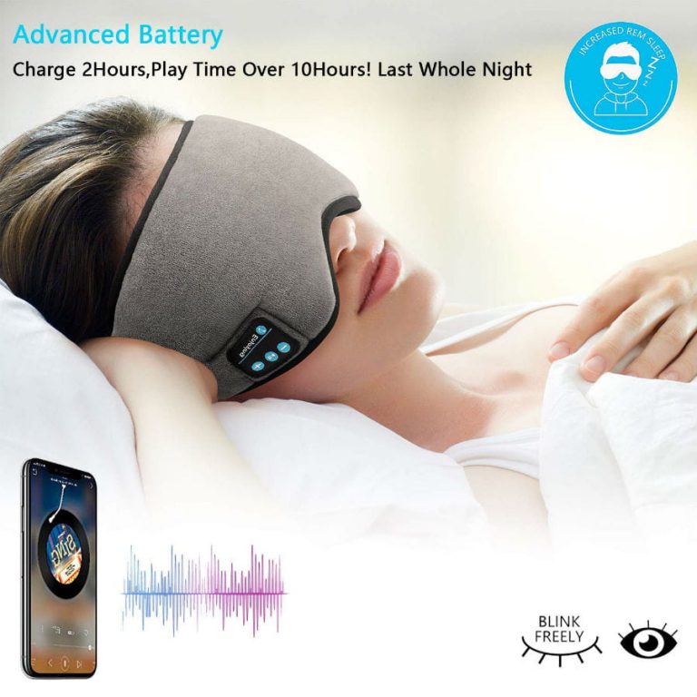 An Awesome Bluetooth Sleeping Eye Mask Headphone Viral Gads