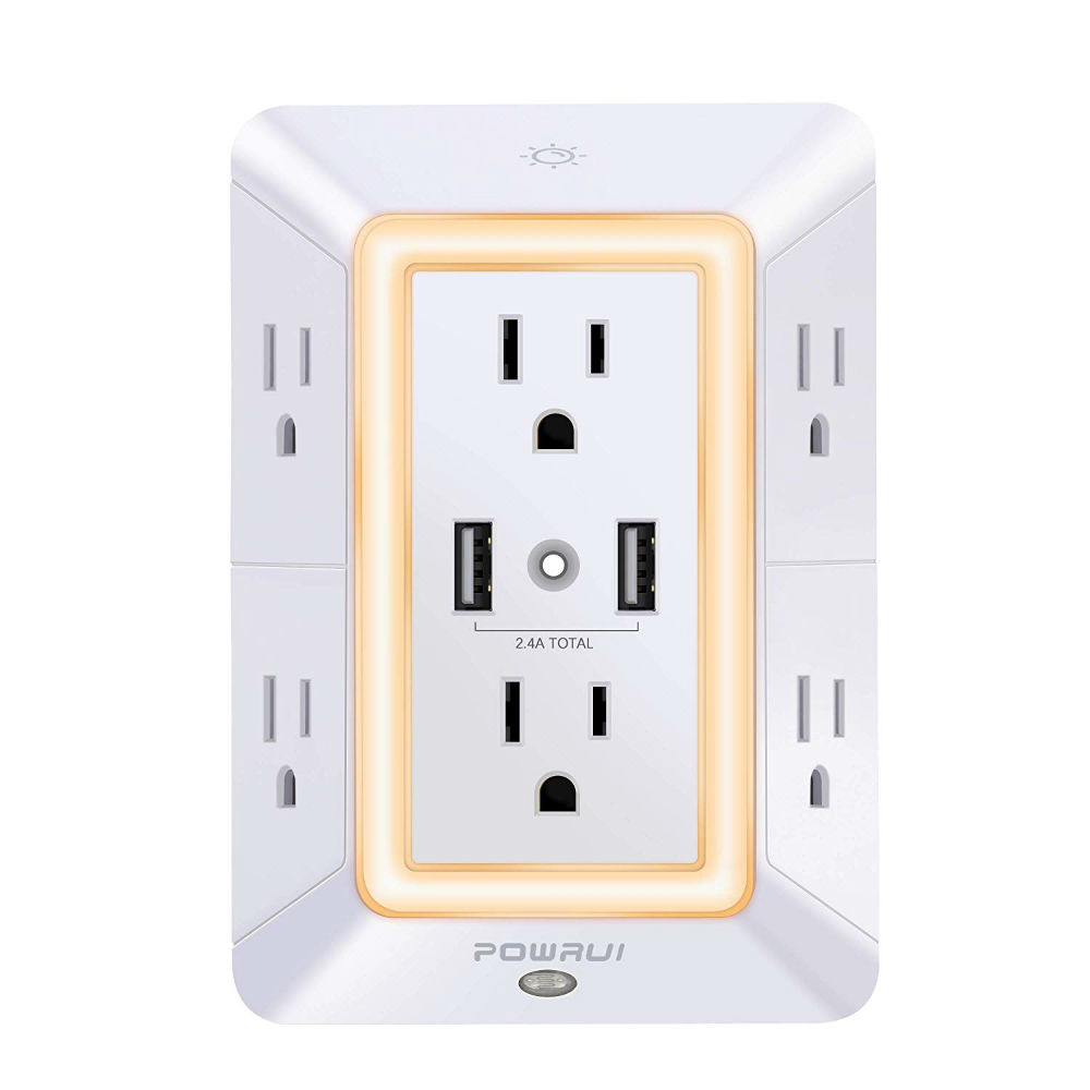Now Charge Your Devices Fast With This Multi-Functional USB Wall Outlet