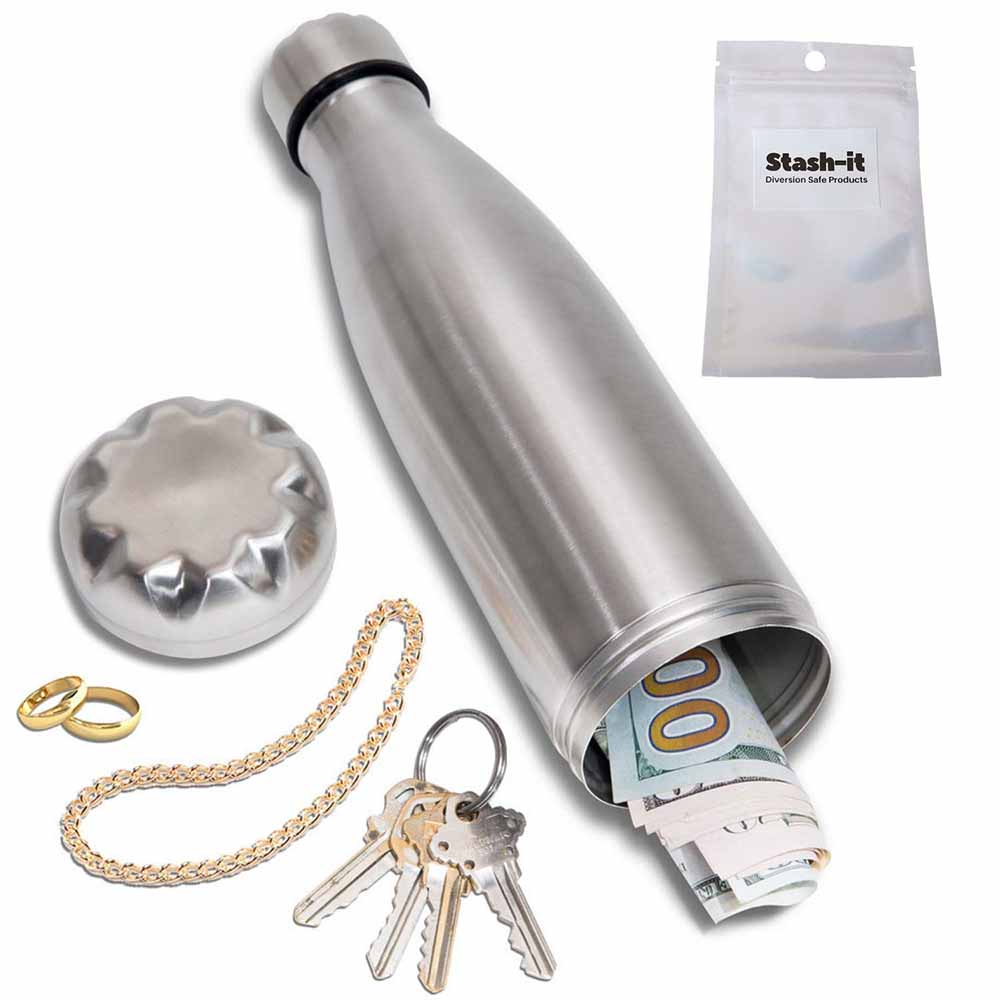 stainless steel tumbler hide inside