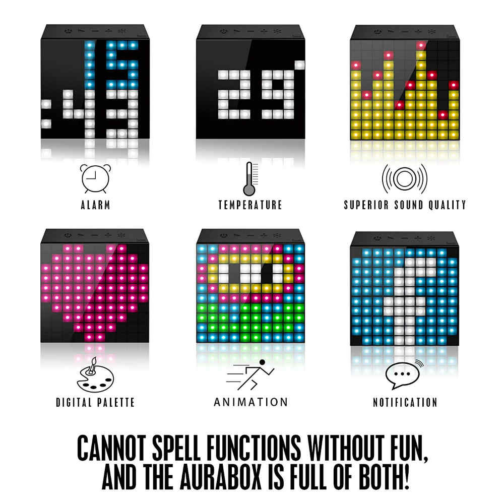 An Awesome LED Bluetooth Speaker With Pixel Art Creation