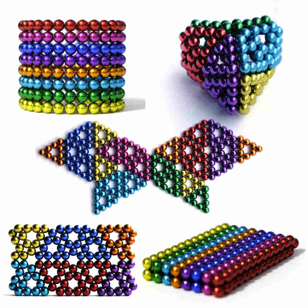 Get Creative And Entertained With This Multicolored Magnetic Cube