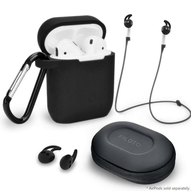 Airpod Accessory Set with Case, Ear hooks and Strap Viral Gads