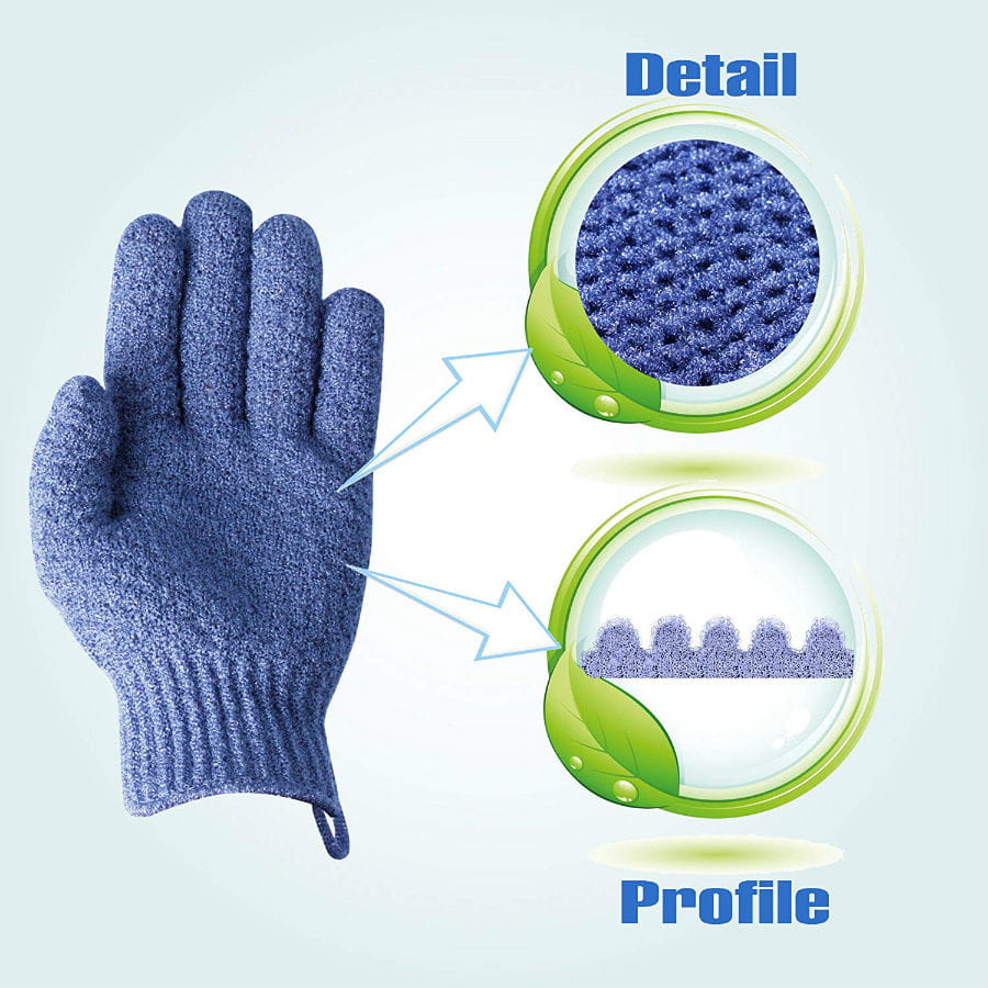 An Exfoliating Bath Gloves to Scrub Away All Dead Skin Cells