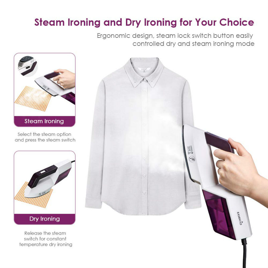 Handheld Clothes Steamer and Hang Dry