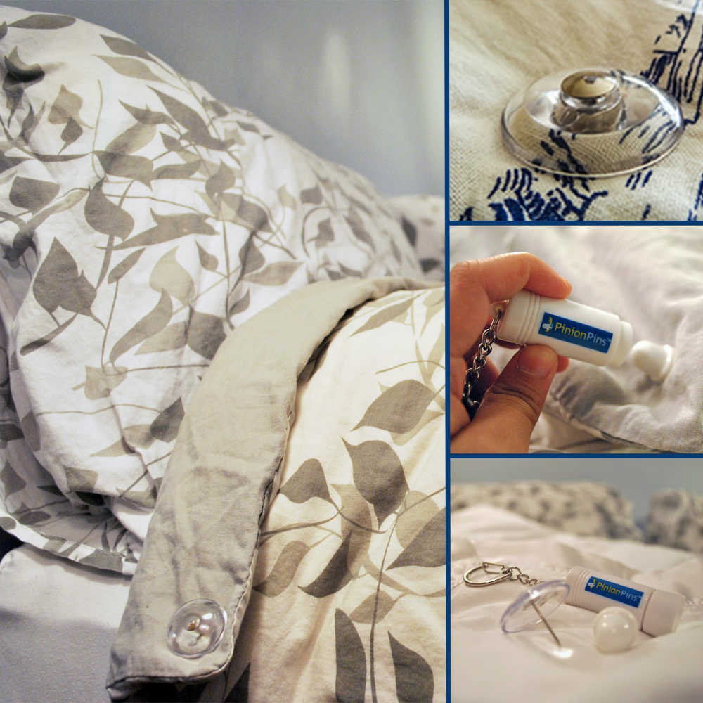Magnetic Duvet Clips to Keep Your Comforter In Place