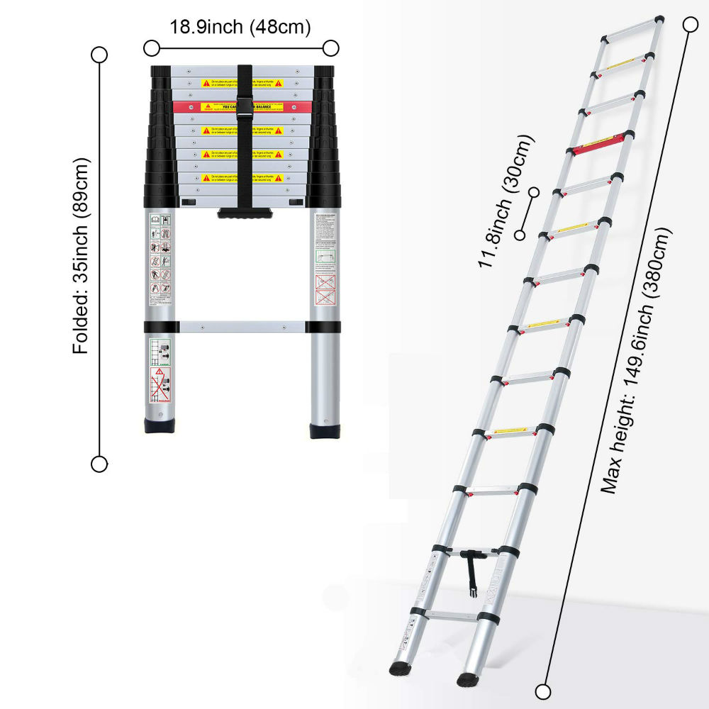 Multipurpose Aluminum Ladder to Assist You Safely