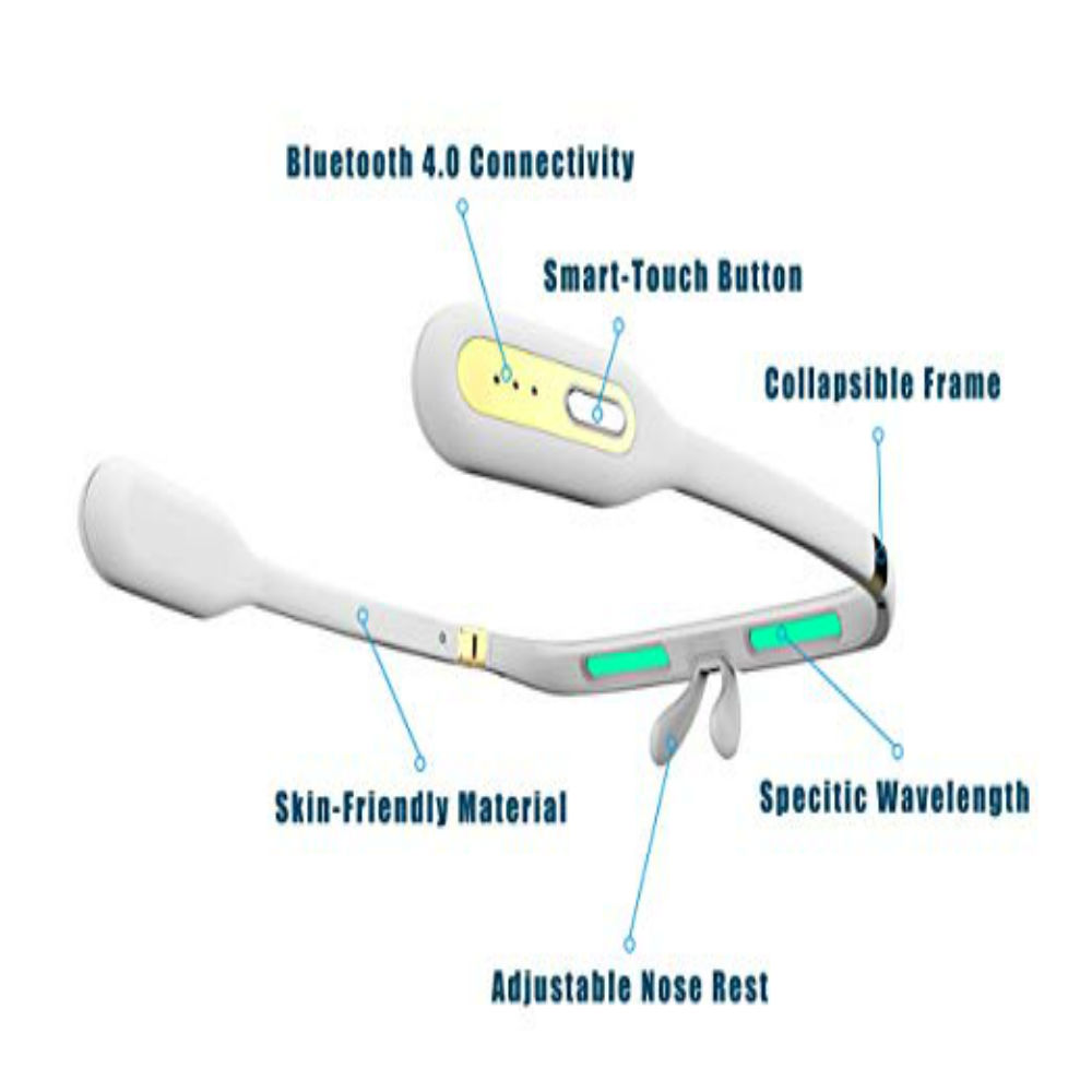 Smart Light Therapy Glasses for Improved Sleep
