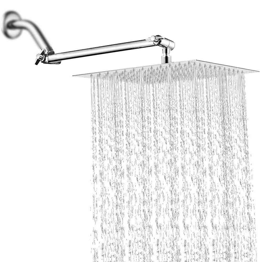 Square Rainfall Showerhead to Enhance Your Bathing Experience
