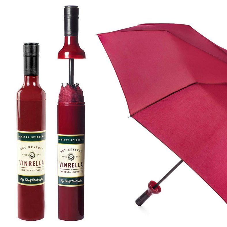 This Wine Bottle Umbrella Fits Your Handbag and Style Viral Gads