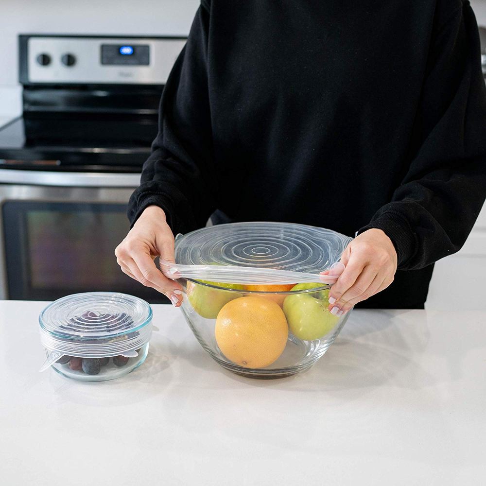 Silicone Stretch Lids that Helps You Keep Your Food Fresh