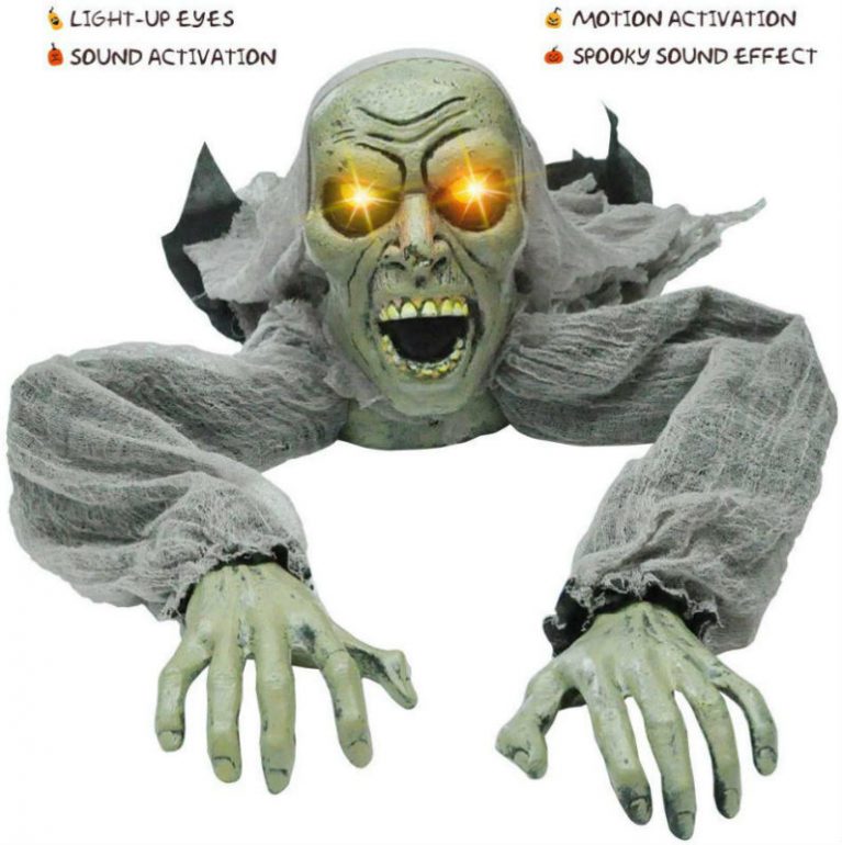 Halloween Groundbreaker Zombie with Flashing Eyes Viral Gads
