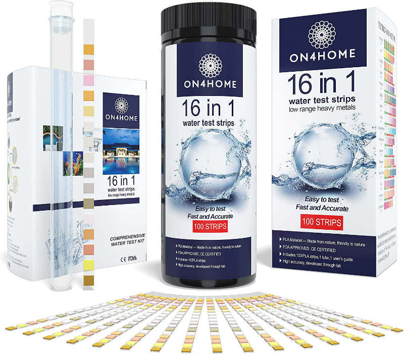 ON 4 HOME home water test kit