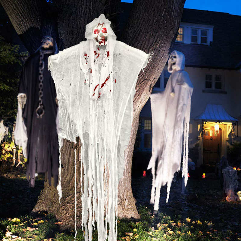 Unglinga halloween outdoor screaming bride