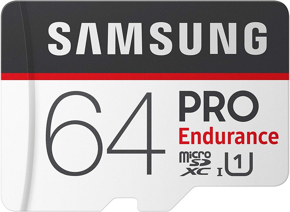 Samsung PRO Endurance 64GB 100MBps MicroSDXC Memory Card