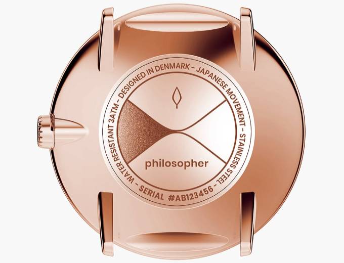 Philosopher Rose Gold Back Dial