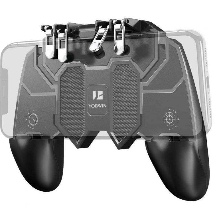 Portable Mobile Game Controller with 4 Triggers Viral Gads