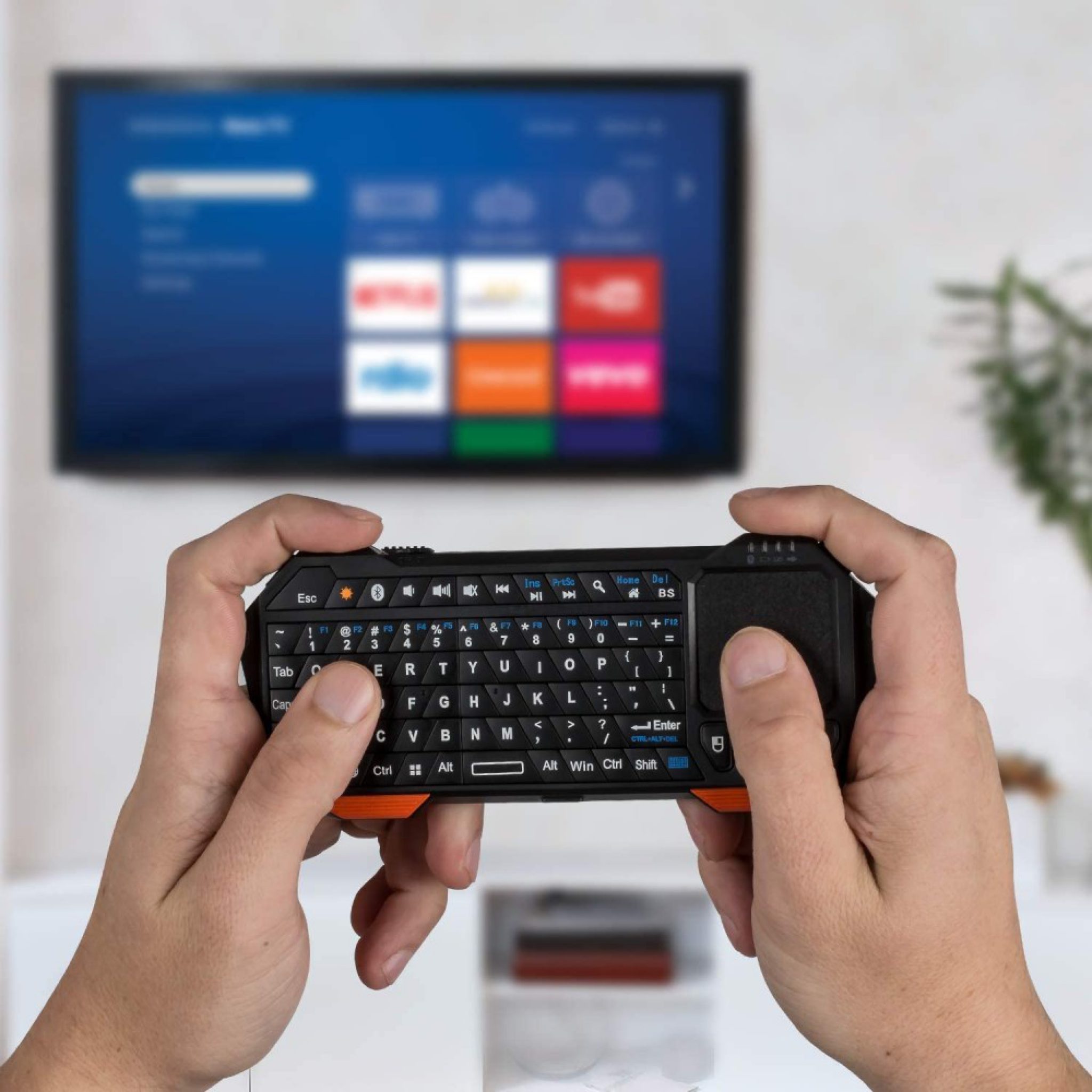 Mini Bluetooth Keyboard with Compact And Portable TouchPad