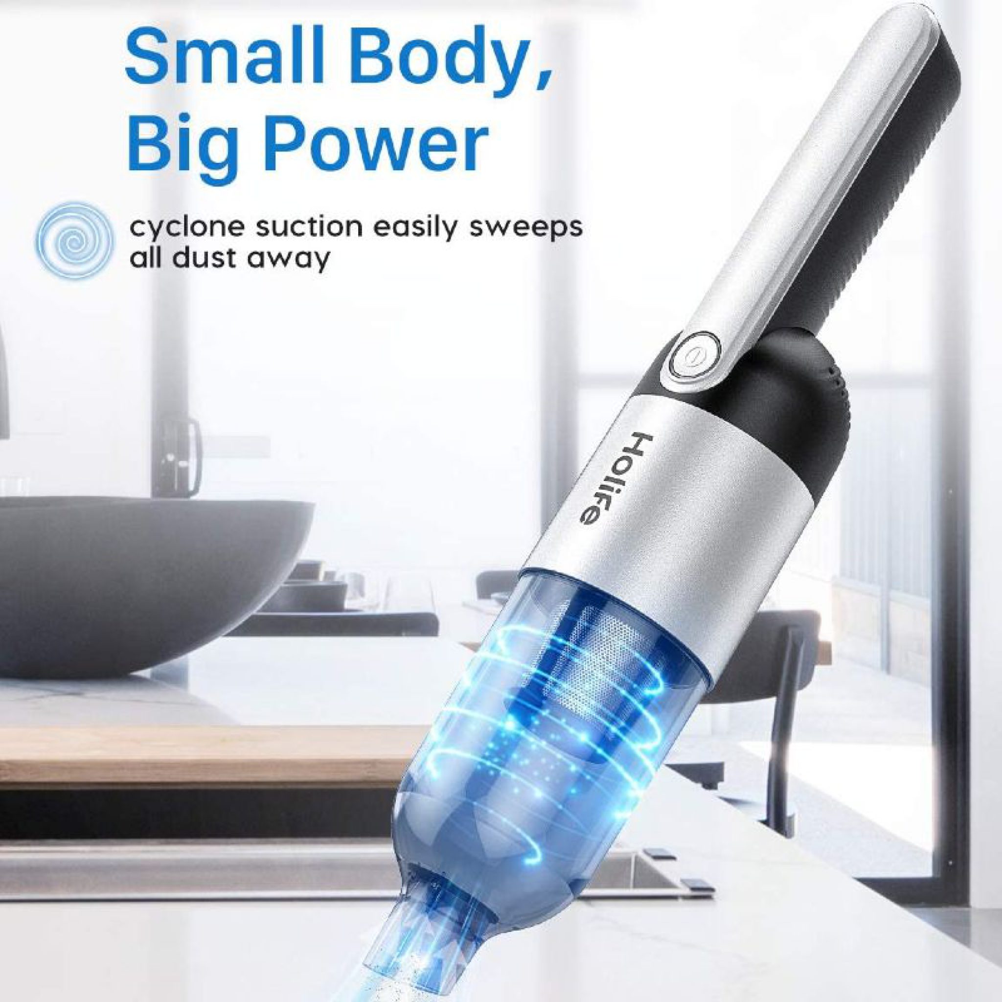 Holife Mini Hand Vacuum Cleaner No More Mess Viral Gads
