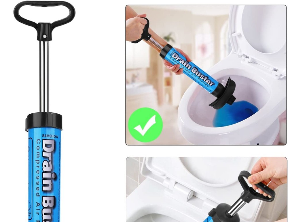 Samshow high-pressure toilet plunger