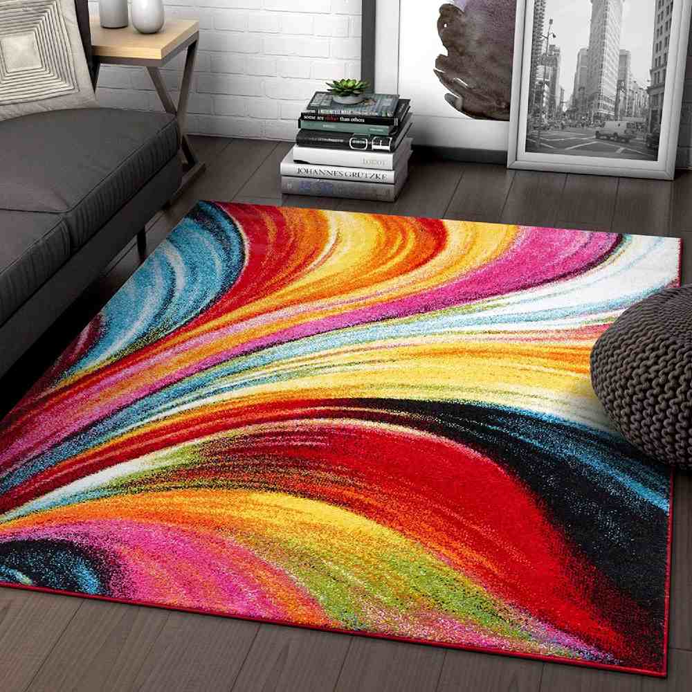 Aurora Modern Geometric Rug