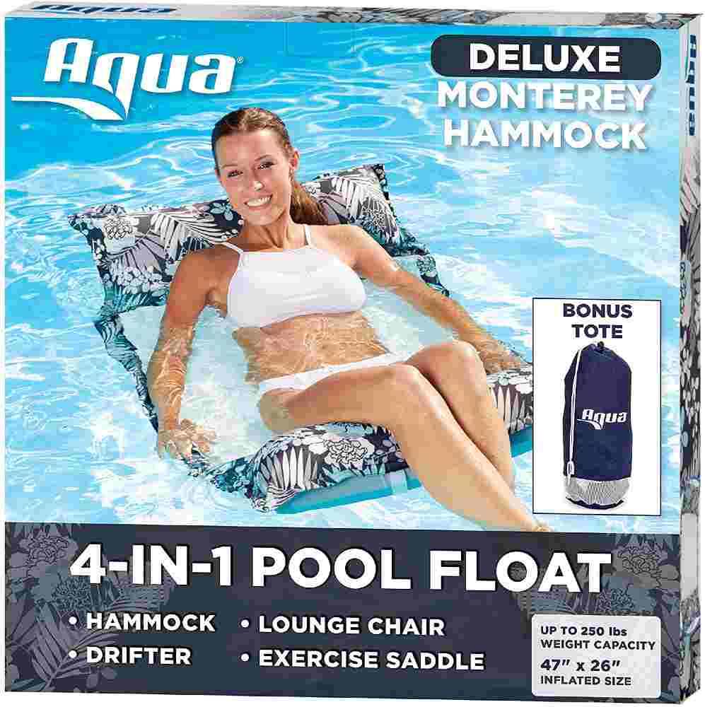 Aqua Inflatable Pool Float Hammock