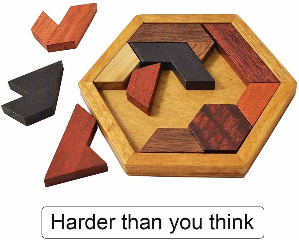 Kingzhuo Hexagon Tangram Puzzle