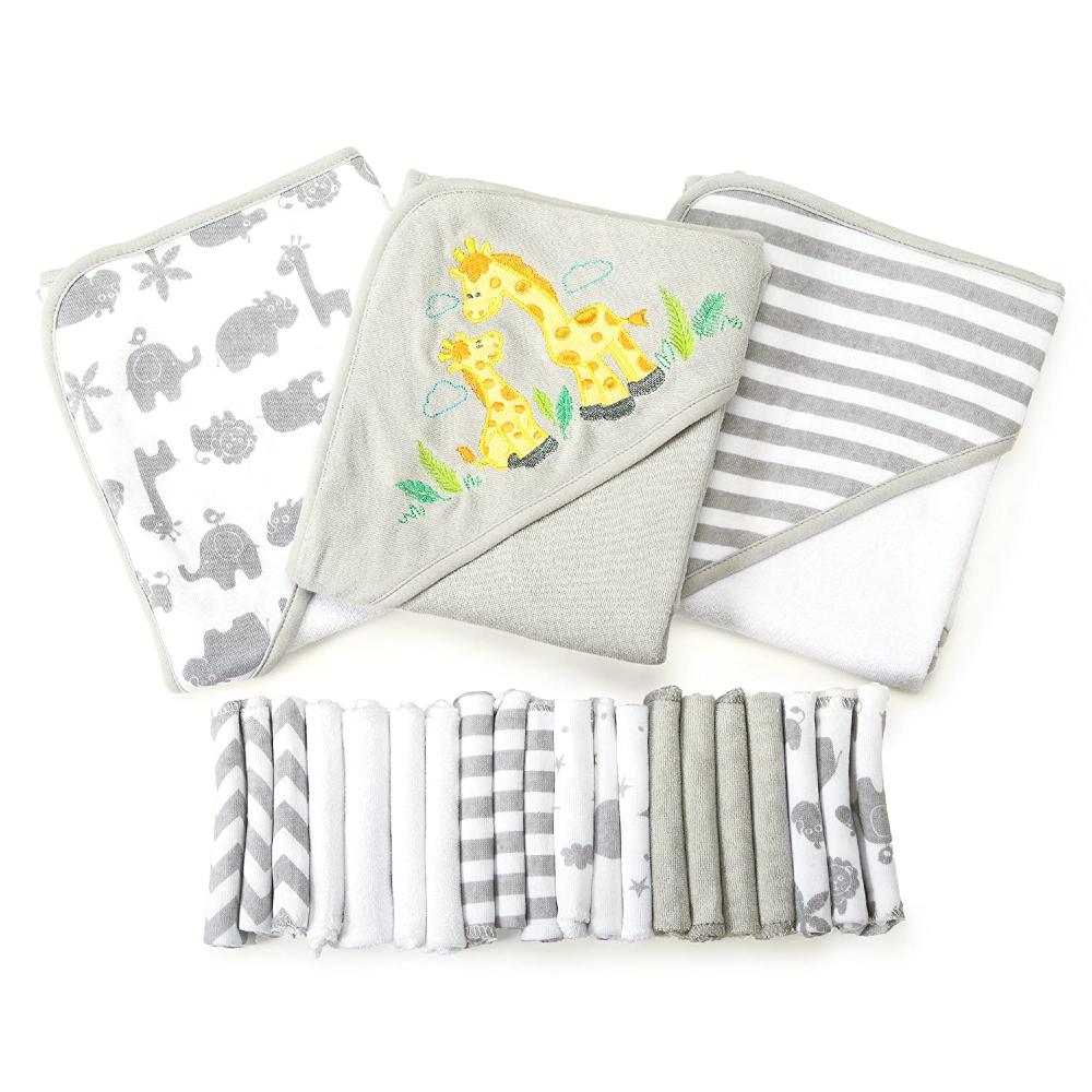 Spasilk Washcloths and Hooded Towels