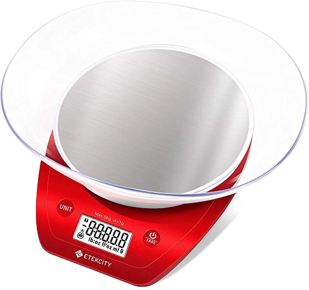 Etekcity food scale with bowl