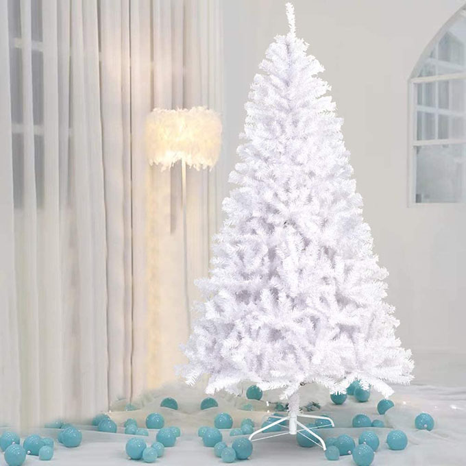 best white christmas tree collection