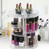 360° Rotating Adjustable Makeup Organizer for Cosmetics