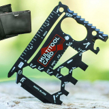37-in-1 Multitool Card in Credit Card Size to Keep in Wallet