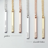 The Personalized Name Bar Necklace For Women