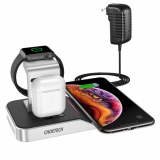 Apple Stand Wireless Charger with 4-in-1 Charging Dock for iPhone & AirPods