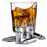 Bullet-Shaped Whiskey Stones For A Perfect Undiluted And Chilled Peg Of Whiskey