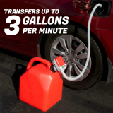 Fuel Transfer Pump Fitting for Gas Cans with Auto-Stop