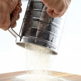 Stainless Steel Rotary Hand Crank Flour Sifter