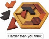 Hexagon Tangram Puzzle- A Great Mind Game